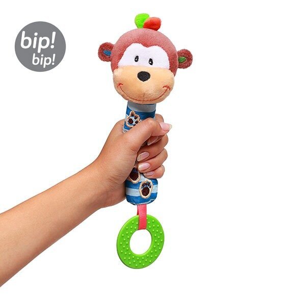 Игрушка с пищалкой Обезьянка Георгий BabyOno 619 (2000903545446)
