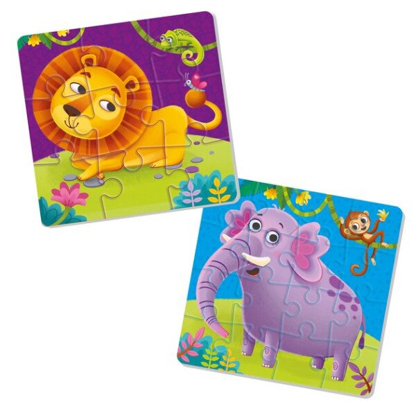 Пазлы Foam puzzles 2in1 «Zoo» RK6050-05 Разноцветный