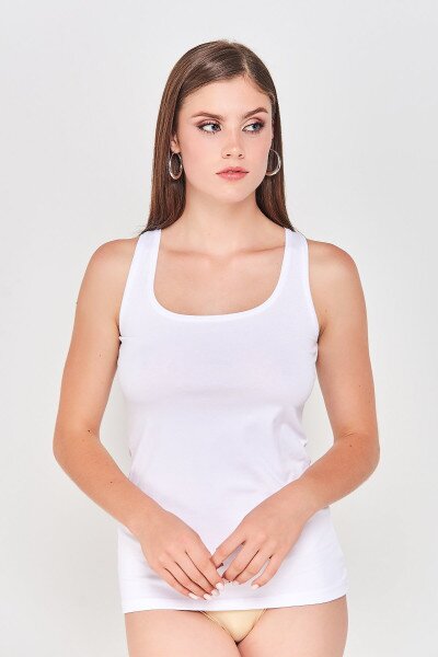 Майка женская, 2XL OZKAN 23320 Белый (2000903387060A)