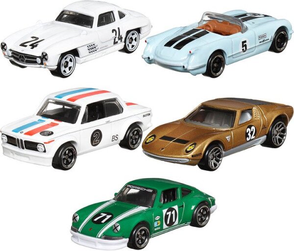 Тематическая машинка «Винтажные гоночные» Hot Wheels HRT81 Разноцветный
