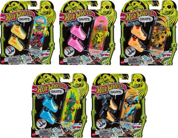 Скейт із взуттям для пальчиків &quot;Неон&quot; серії &quot;Тоні Гок&quot; Hot Wheels HPG21 Різнокольоровий