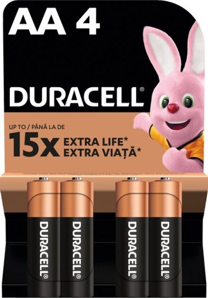 Батарейки Duracell 5014459 AA (LR6) 1.5V 4 шт (5000394076952)