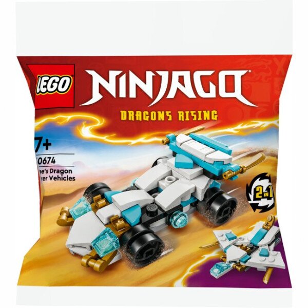 Конструктор LEGO Суперсильные транспортные средства дракона Зейна 30674 Разноцветный