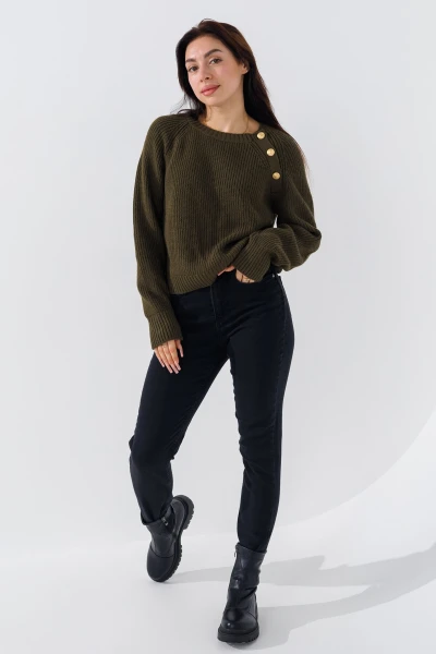 Джинси Slim Fit жіночі Karol 23321-S 34 Чорний (2000990248305D)