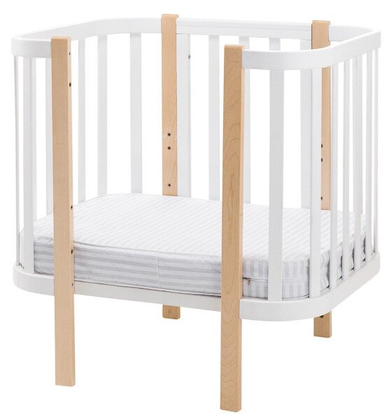Матрац Babyroom Oval OKPK-80 11 см кокос, поролон, кокос 625558 Білий (2000989552505)