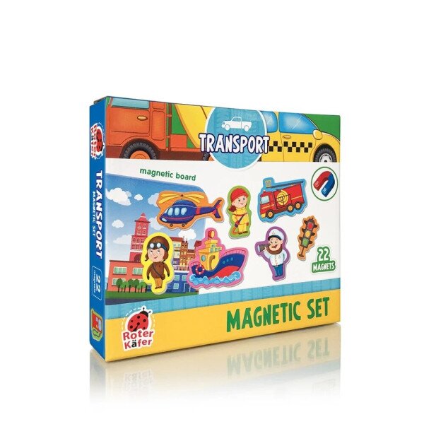 Набір магнітів з дошкою &quot;Transport&quot; Vladi Toys RK2090-04 (5903858960364)