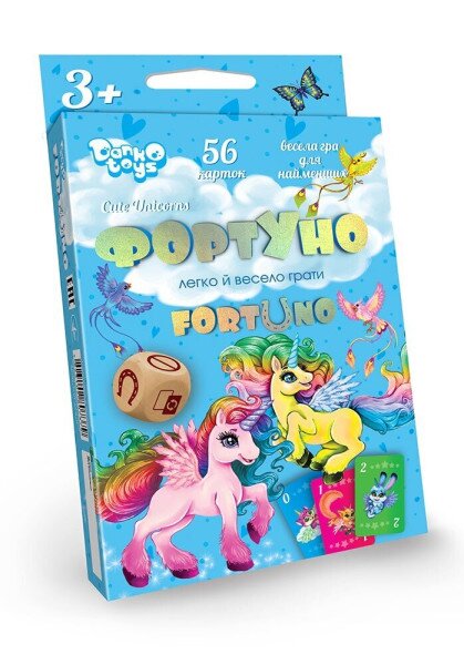Развивающая настольная игра &quot;Фортуна-Fortuno Unicorns&quot; укр. (32) UF-04-01U (2000903603955)
