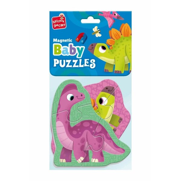 Беби пазлы магнитные &quot;Динозаврики&quot; Vladi Toys VT3208-27 (4820234764242)