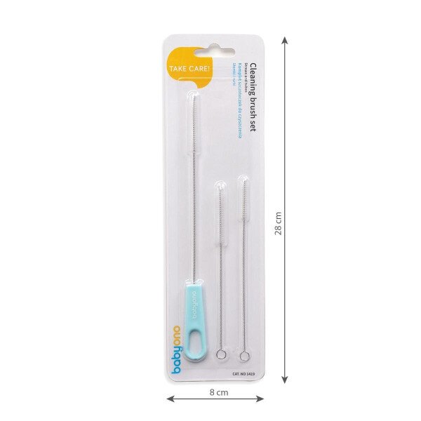 Ершики для чистки соломок и трубочек 3 шт BabyOno 1419 (5901435411841)