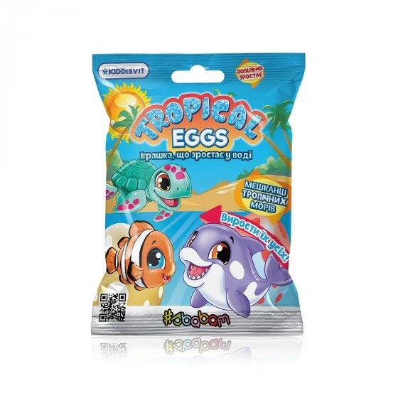 Игрушка, растущая в яйце «Tropical Eggs» - ЖИЗНИ ТРОПИЧНЫХ МОРЕЙ 77/CN-2020 (9772465060325)