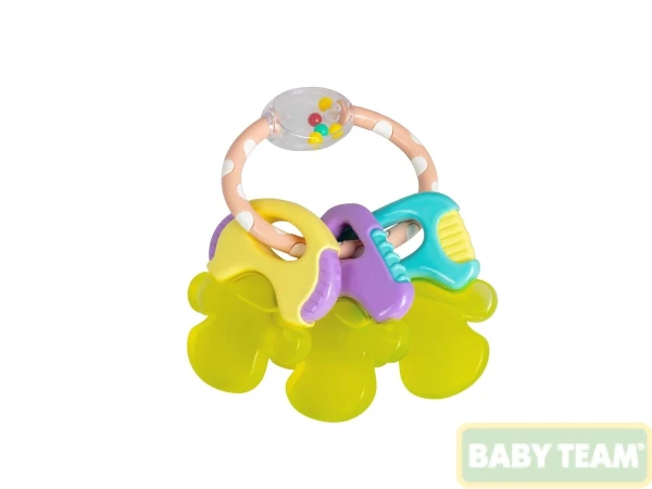 Брязкальце-прорізувач із водою Ключики BABY TEAM 8430 Різнокольоровий