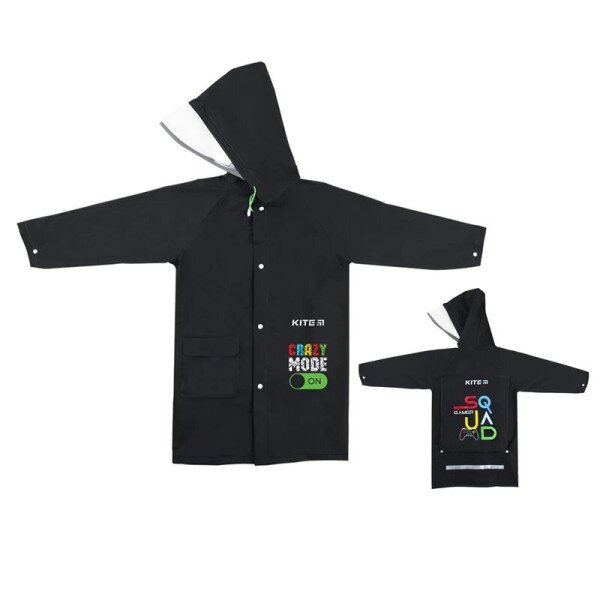 Дождевик для мальчика KITE K24-2600S S Черный (4063276189028A)