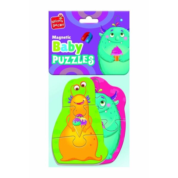 Бебі пазли магнітні &quot;Монстрики&quot; Vladi Toys VT3208-31 (4820234763757)