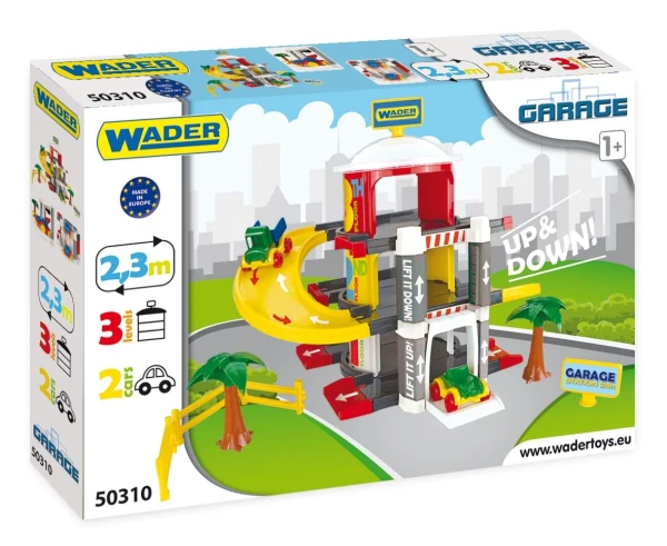 Гараж з ліфтом-3 рівні Wader 50310 Різнокольоровий (5900694503106)