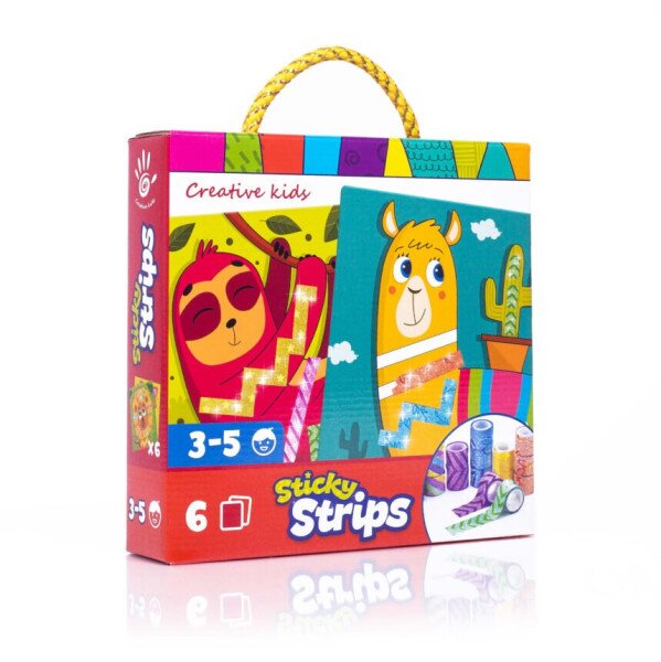 Набір для творчості VLADI TOYS Sticky strips Лама VT4433-04 (4820234761487)