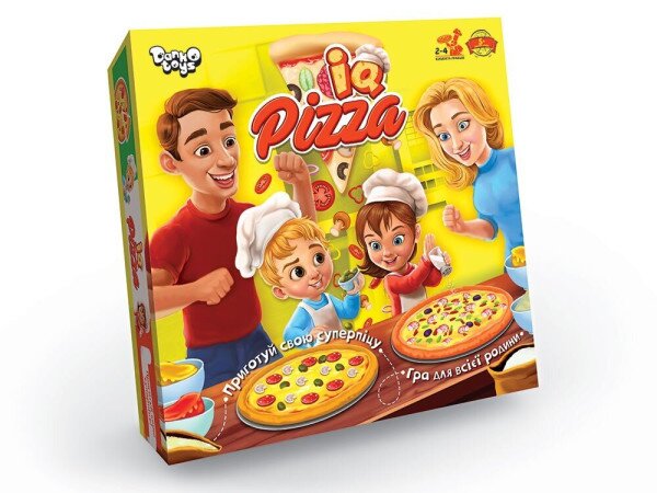 Настільна розважальна гра &quot;IQ Pizza&quot; укр (10) G-IP-01U (2000903761624)