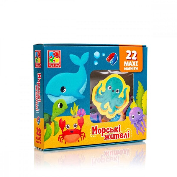 Набор магнитов &quot;Морские обитатели&quot; Vladi Toys VT3106-27 (4820234762750)