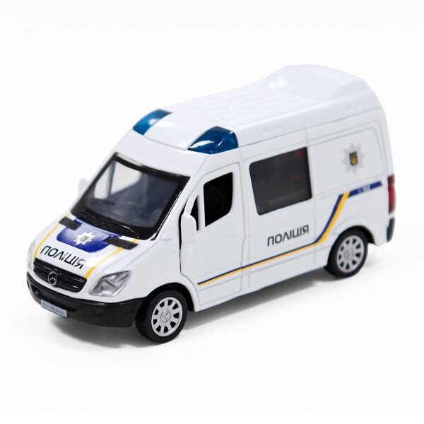 Автомодель Mercedes-Benz Sprinter Поліція TechnoDrive 250294 Білий (6900007324113)
