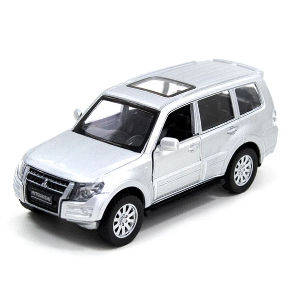 Автомодель MITSUBISHI PAJERO 4WD TURBO TechnoDrive 250282 Серебряный