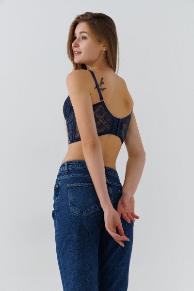 Купити Бюcтгальтер WeiyeSi 6033 80C Синій Артикул: 2000990825582 Фото №4