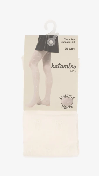 Колготи для дівчинки Katomino K32345 98-104 см Молочний