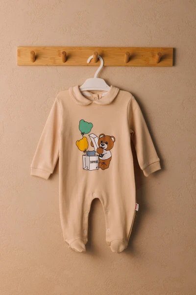 Чоловічок дитячий Mini Papi 8577 68 см Бежевий (2000990483553D)