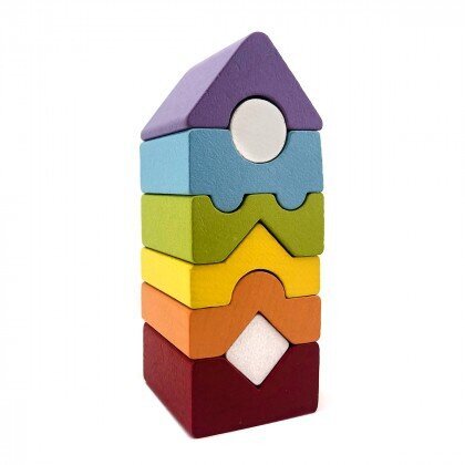 Дерев&#039;яна пірамідка Cubika 8 ел 15009 (2000902810712)