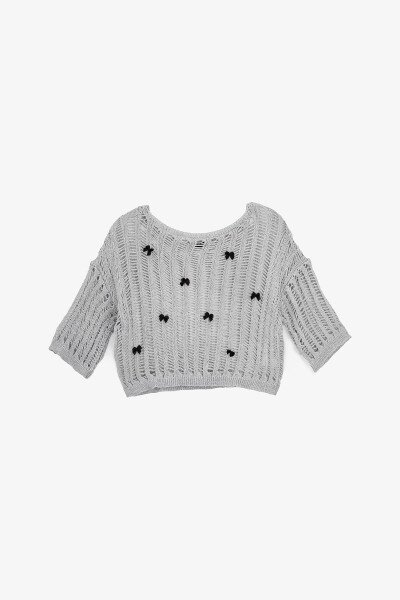 Джемпер однотонный женский Park karon 8277 One Size Серый