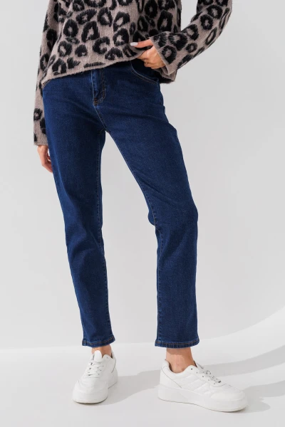 Джинси Mom Fit жіночі 1302 28 Синій (2000990693396D)