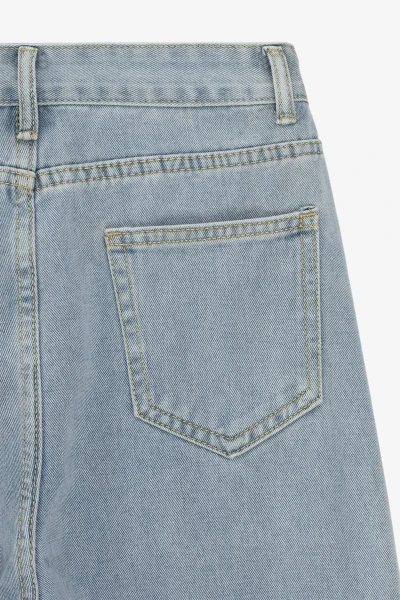 Купить Джинсы Mom Fit женские 801 L Голубой Артикул: 2000990501783 Фото №3