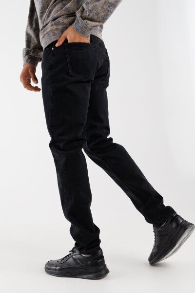 Купить Джинсы Regular Fit мужские Ren Tomogo DM-4 32 Черный Артикул: 2000990274281 Фото №3