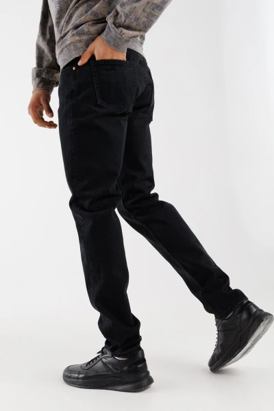 Купить Джинсы Regular Fit мужские Ren Tomogo DM-4 32 Черный Артикул: 2000990274281 Фото №3