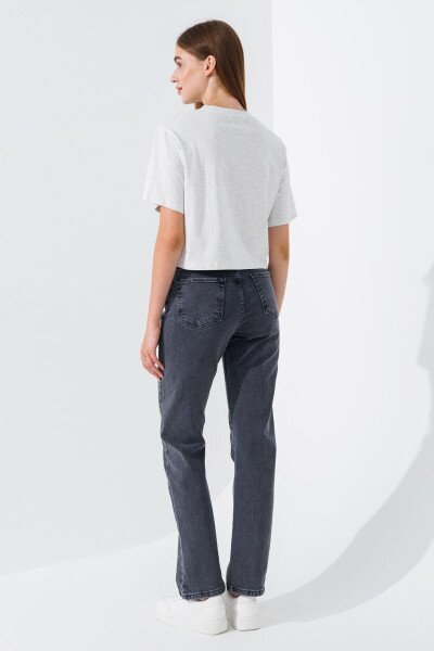 Купити Джинси Regular fit жіночі Zeo Basic 4417 36 Сірий (2000990617491D) Артикул: 2000990617491 Фото №3