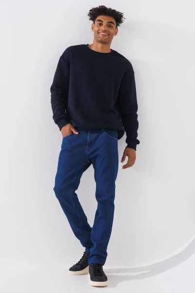 Джинси Slim Fit чоловічі 2270 27 Синій (2000990729446D)