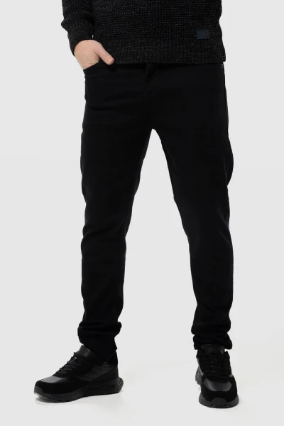 Джинсы Slim Fit мужские Demos 6291 30 Черный (2000990252364D)