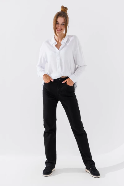 Купити Джинси жіночі Regular fit Zeo Basic 4418 34 Чорний (2000990617538D) Артикул: 2000990617538 Фото №2