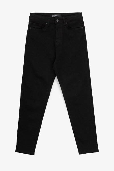 Купити Джинси Mom Fit жіночі Zeo Basic 3931 30 Чорний Артикул: 2000990955432 Фото №1