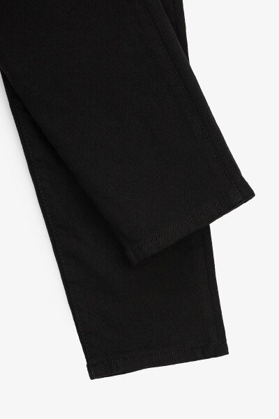 Купити Джинси Mom Fit жіночі Zeo Basic 3931 30 Чорний Артикул: 2000990955432 Фото №4