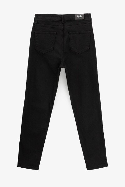 Купити Джинси Mom Fit жіночі Zeo Basic 3931 30 Чорний Артикул: 2000990955432 Фото №2