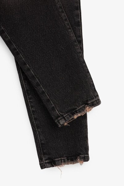 Купити Джинси Mom Fit жіночі Zeo Basic 3966 32 Темно-сірий Артикул: 2000990956538 Фото №4