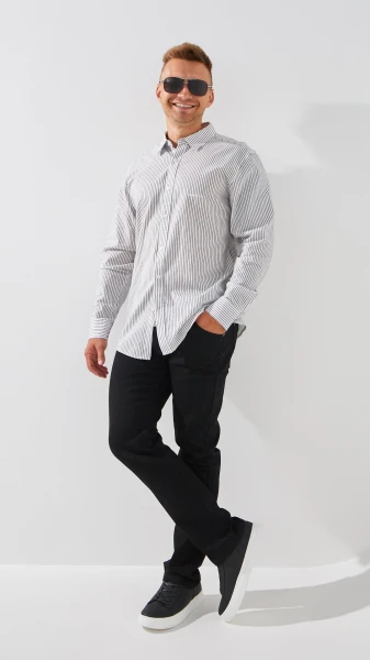 Джинсы Regular Fit мужские 5108-1 29 Черный