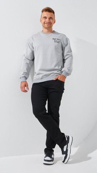Купити Джинси Regular Fit чоловічі 5108-3 33 Чорний Артикул: 2000999243585 Фото №3