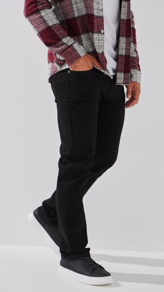 Купити Джинси Regular Fit чоловічі 5108-6 33 Чорний Артикул: 2000999243714 Фото №4