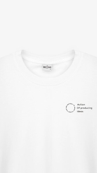 Купить Футболка с принтом мужская Demos 4032SP 4XL Белый Артикул: 2000990989253 Фото №2