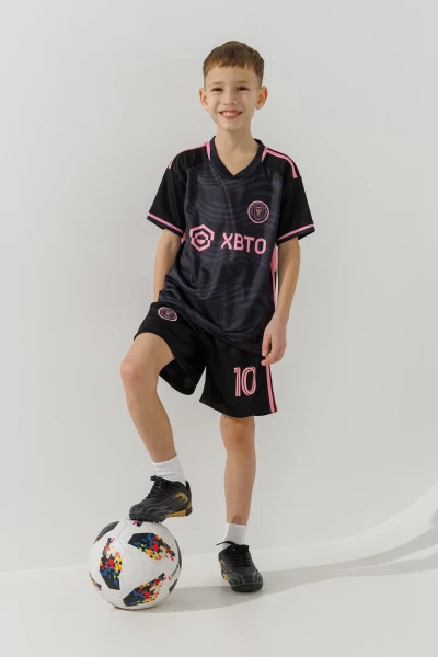 Футбольна форма для хлопчика BLD INTER MESSI 104 см Чорний