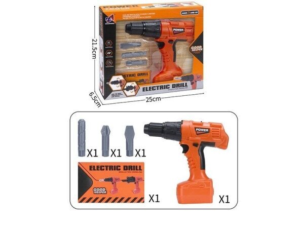 Игрушка Дрель MX115 Разноцветная