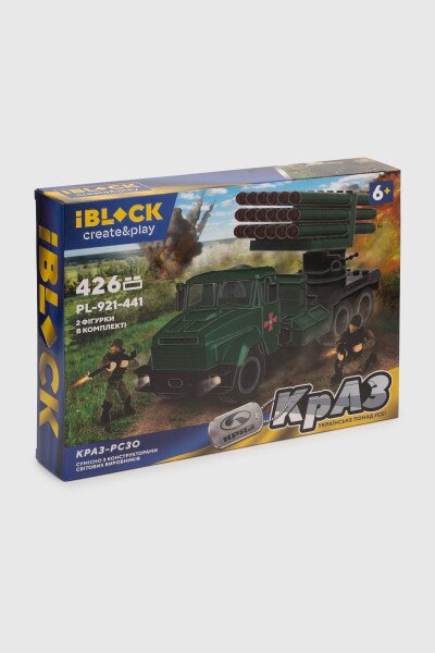 Игрушка конструктор Армия IBLOCK IBLOCK PL-921-441 Разноцветный (6903069354807)