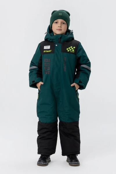 Комбинезон для мальчика Snowgenius H20-011 128 см Зеленый (2000989627579W)