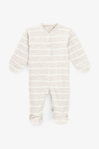 Комбінезон для малюків Baby Life P-913 56 см Бежево-молочний