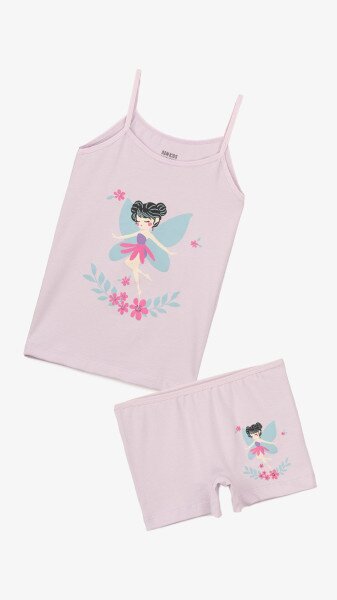 Комплект майка+труси для дівчинки ADN Kids 8630 2-3 роки Фіолетовий